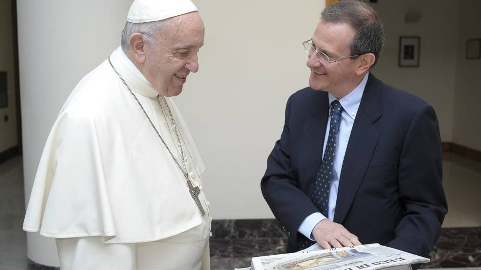 Un’altra carezza di Francesco Il Papa chiama L’Eco di Bergamo Un’altra carezza di Francesco Il Papa chiama L’Eco di Bergamo