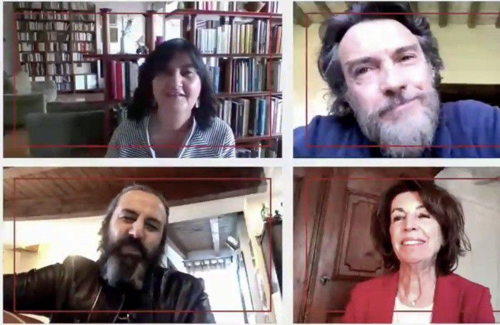 Dall’alto in senso orario; Maria Grazia Panigada, Alessio Boni, Nadia Ghisalberti e Omar Pedrini Dall’alto in senso orario; Maria Grazia Panigada, Alessio Boni, Nadia Ghisalberti e Omar Pedrini