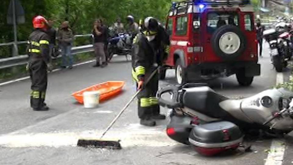 Sbalzato dalla moto finisce nel torrente Grave un 55enne di Fino al Monte Sbalzato dalla moto finisce nel torrente Grave un 55enne di Fino al Monte
