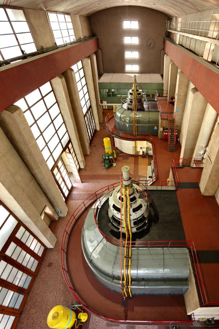 La sicurezza degli impianti. Le turbine della centrale di Vaprio