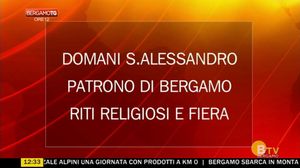 BERGAMO TG ORE12