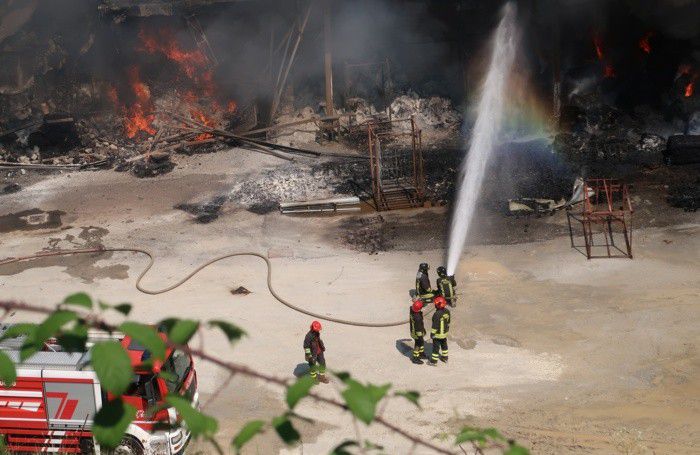 Le operazioni dei vigili del fuoco
