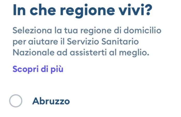 Le domande al primo accesso
