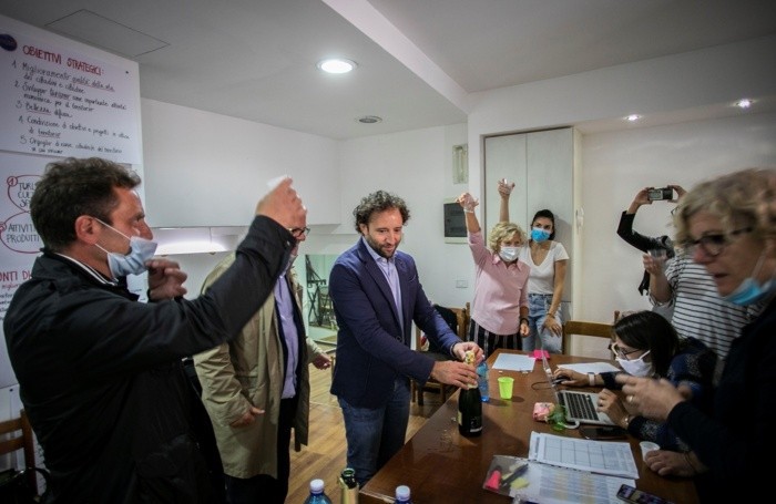 Lo staff di Morstabilini in festa