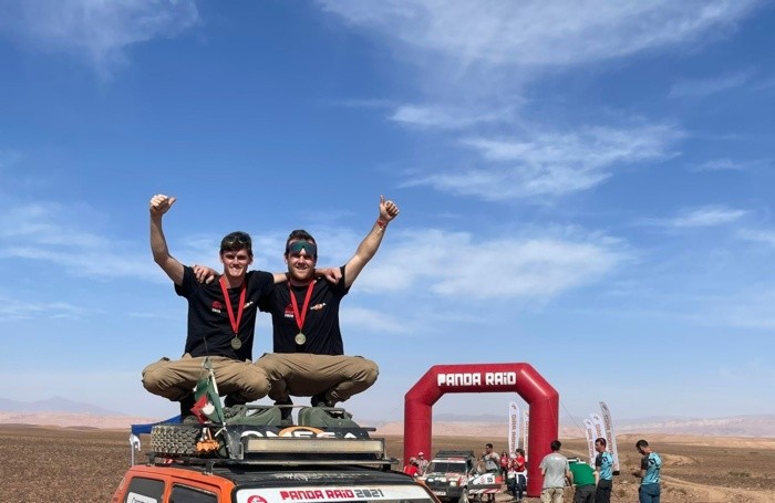 Filippo Amigoni e Michele Boschini al Panda Raid