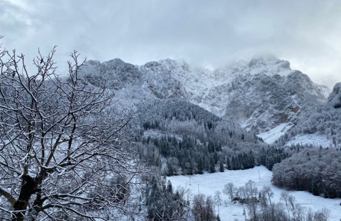 Il Monte Secco imbiancato da Rizzoli di Ardesio