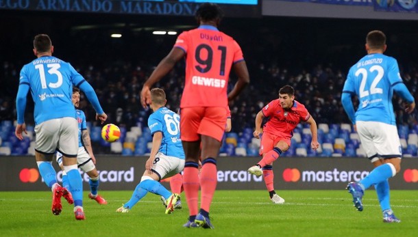 Anche i dati promuovono l’Atalanta di Napoli : miglior prestazione stagionale