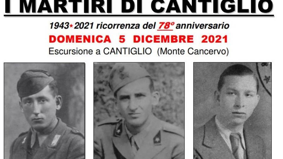 Anpi ricorda tre giovani partigiani uccisi in Val Taleggio Anpi ricorda tre giovani partigiani uccisi in Val Taleggio