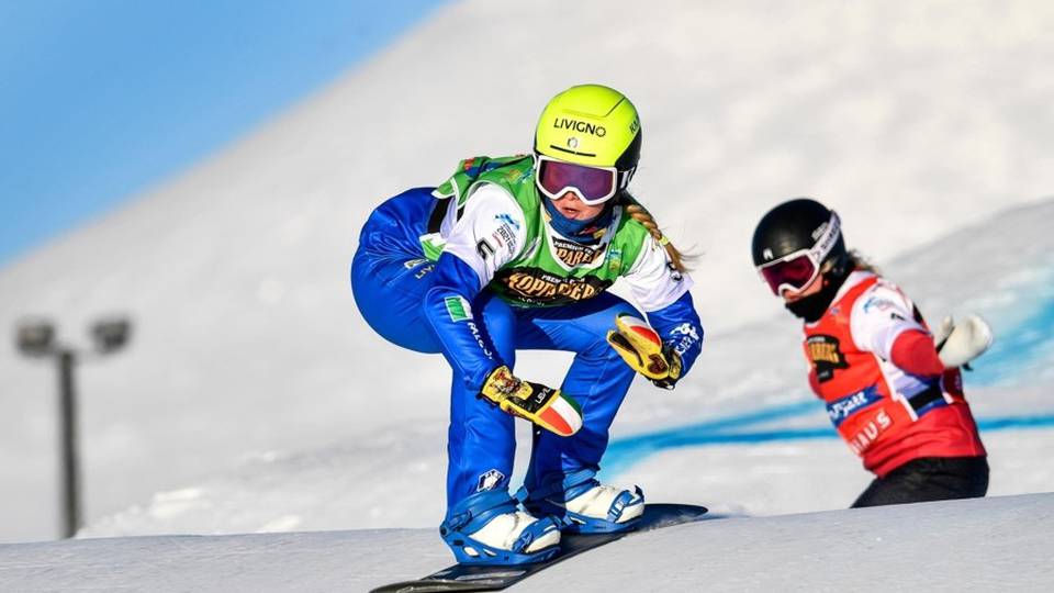 Snowboard, grande argento per la Moioli «Dedicato alla mia amica Goggia» Snowboard, grande argento per la Moioli «Dedicato alla mia amica Goggia»