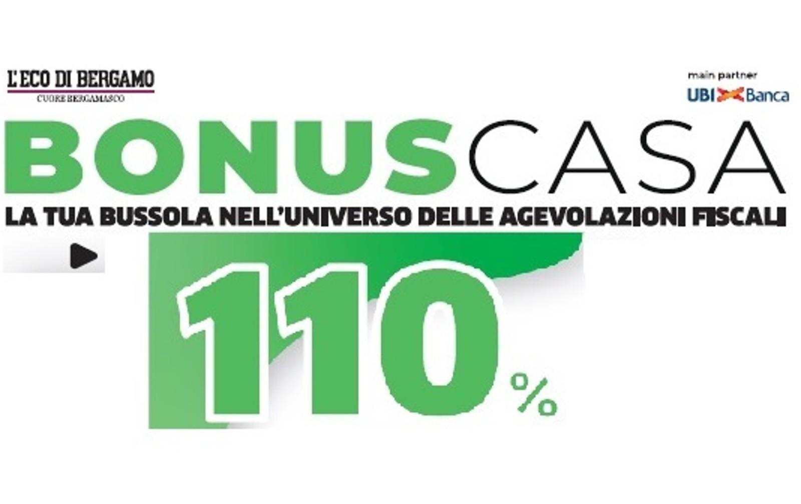 Bonus 110%, oggi il nuovo inserto e la guida completa gratis con L’Eco di Bergamo