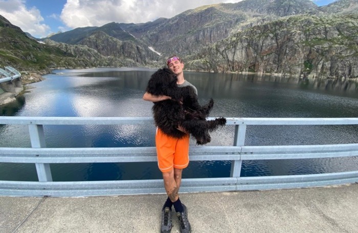 Nicola Rebussi tra le sue amate montagne