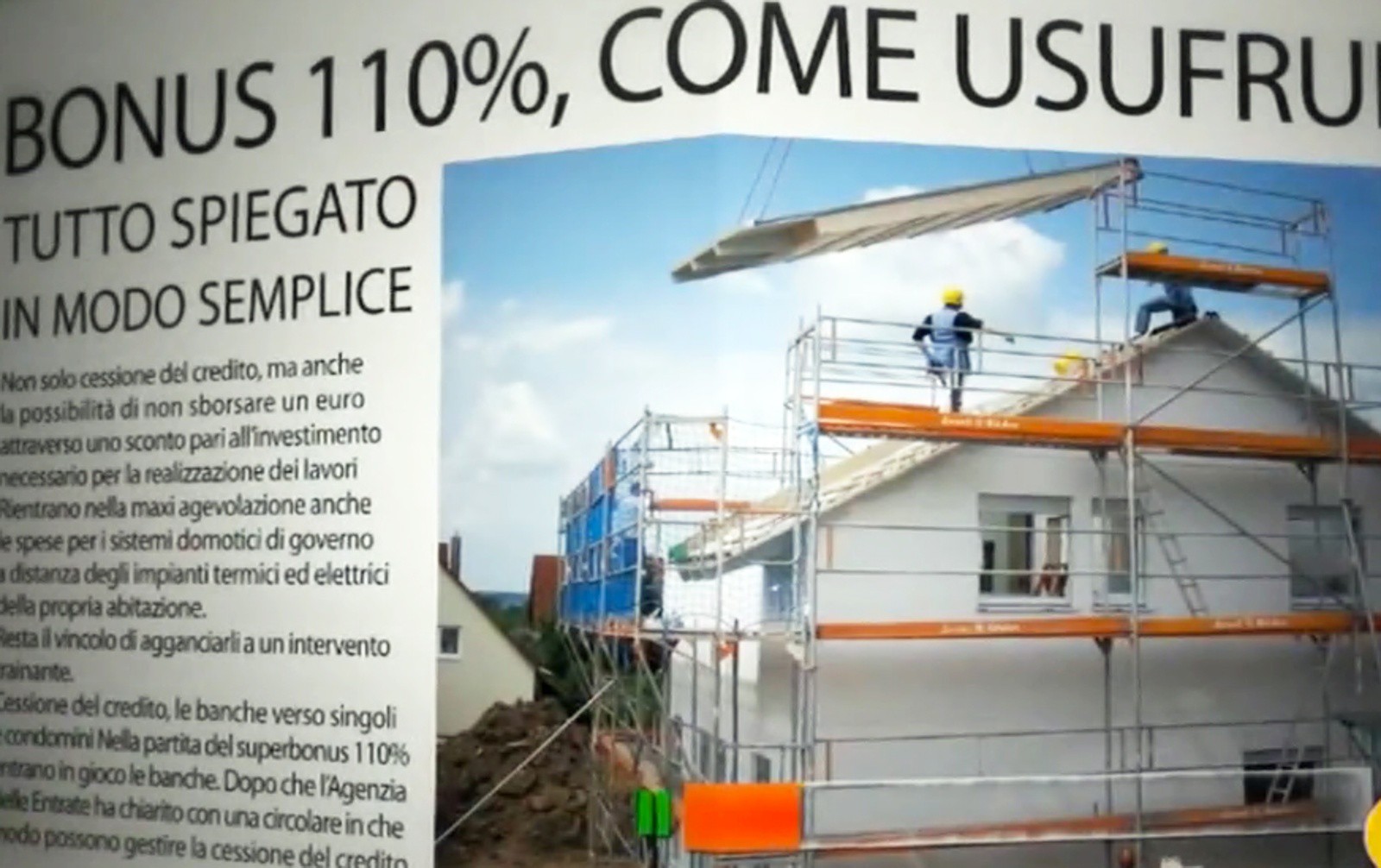 Bonus 110%, tutti i rischi e come tutelarsi. Guarda la nuova trasmissione Tv