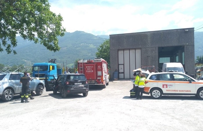 I soccorsi a Bessimo di Darfo, sabato 12 giugno