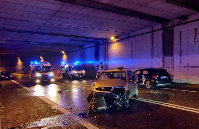 L’arrivo delle ambulanze