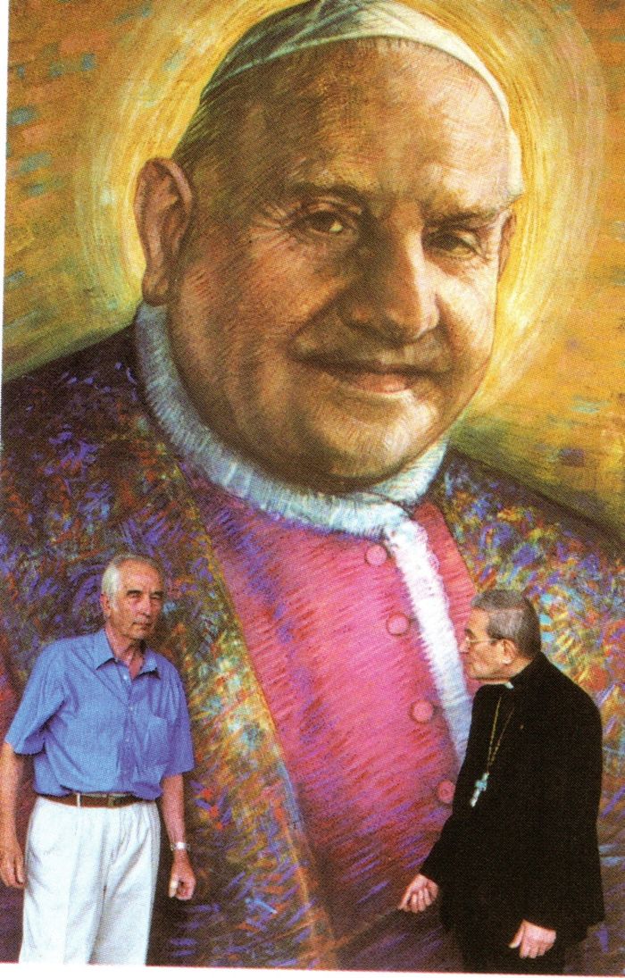 Capelli con monsignor Capovilla
