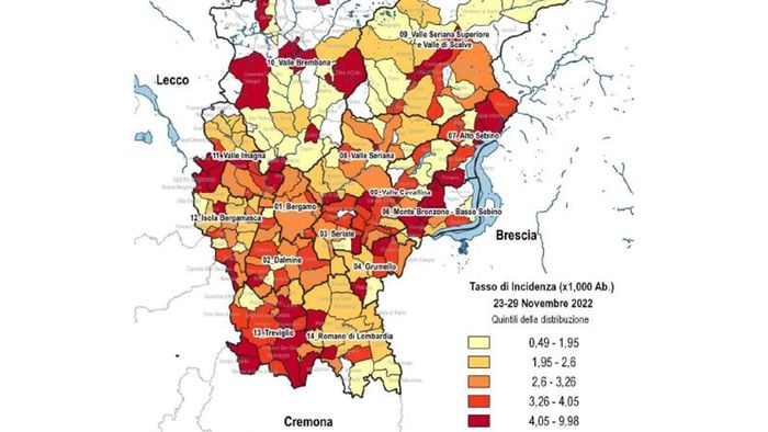 Covid in Bergamasca: contagi invariati, aumentano i vaccinati alla quarta dose Covid in Bergamasca: contagi invariati, aumentano i vaccinati alla quarta dose