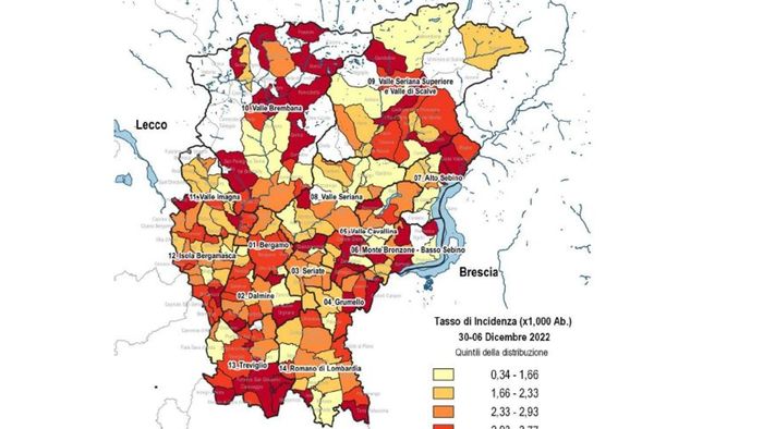 Covid nella Bergamasca, diminuiscono ancora i casi Il report Covid nella Bergamasca, diminuiscono ancora i casi Il report