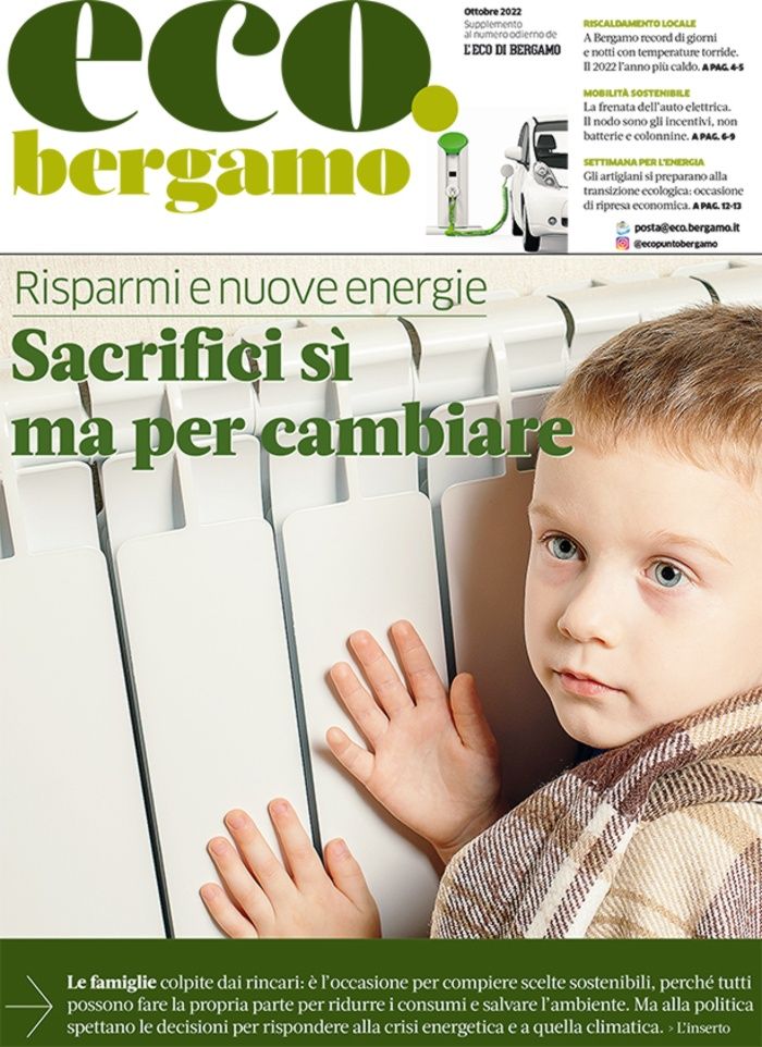 La copertina del numero di ottobre 2022 di eco.bergamo