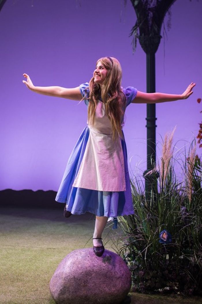 Una scena del musical