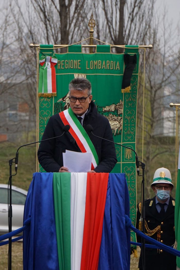 Sergio Gandi al Bosco della Memoria