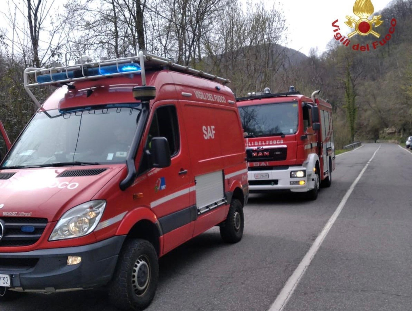Cade in bici mentre fa fuoristrada, recuperato dai Vigili del fuoco -Foto -  Cronaca, Bergamo