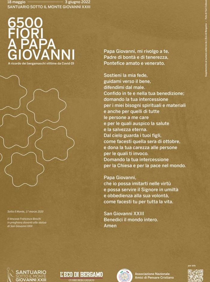 La preghiera di supplica a Papa Giovanni XXIII