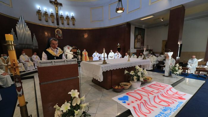 San Luigi Palazzolo, il grazie dei pellegrini: «Una grande gioia nel cuore» Foto e video San Luigi Palazzolo, il grazie dei pellegrini: «Una grande gioia nel cuore» Foto e video