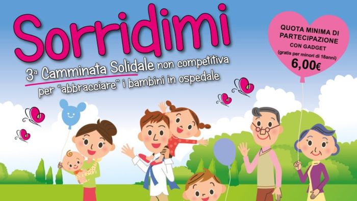 Villaggio degli Sposi, torna la camminata «Sorridimi» per abbracciare i bimbi in ospedale Villaggio degli Sposi, torna la camminata «Sorridimi» per abbracciare i bimbi in ospedale