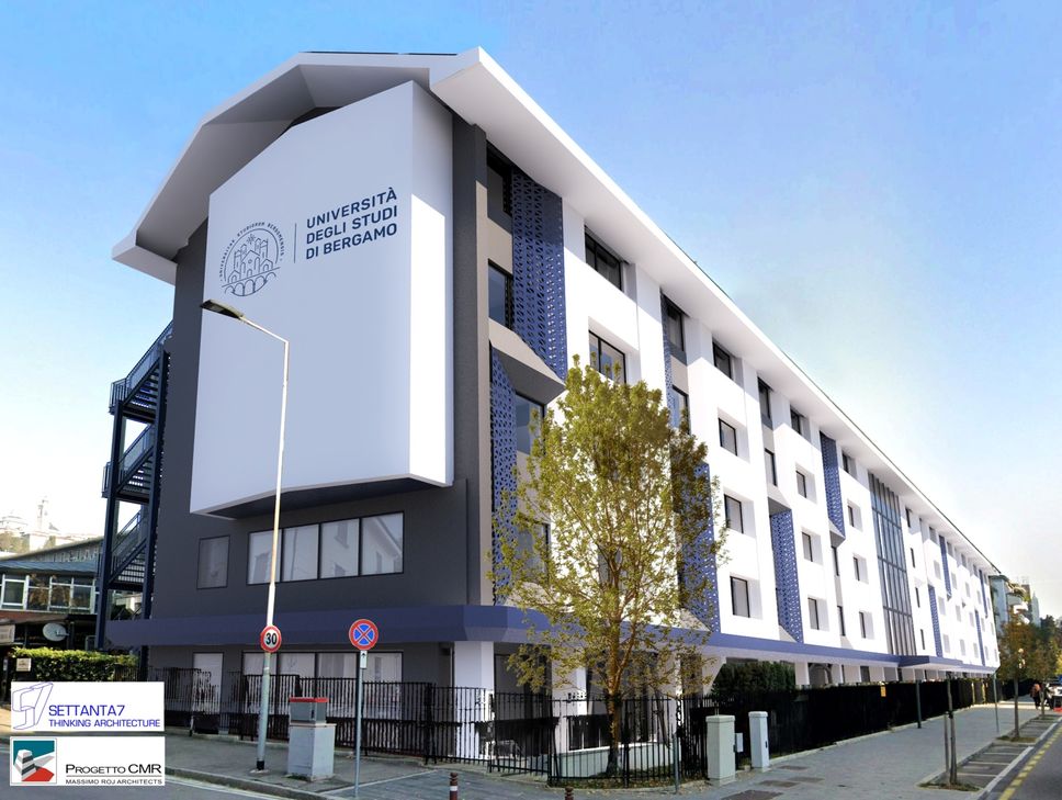 Un rendering della palazzina affacciata su via Statuto