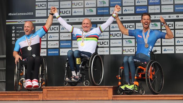 Testa, acuto Mondiale: è bronzo in Canada nella prova a cronometro Testa, acuto Mondiale: è bronzo in Canada nella prova a cronometro