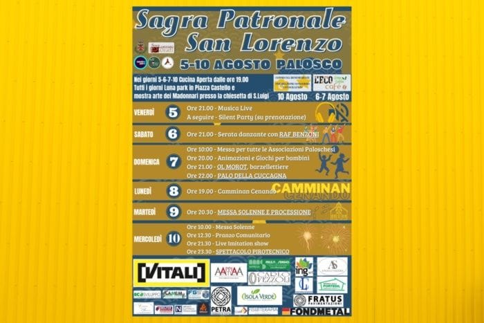 La locandina della manifestazione