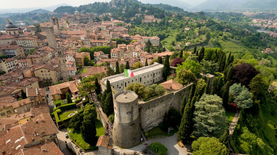 Il Museo della Rocca in Città Alta a Bergamo Il Museo della Rocca in Città Alta a Bergamo