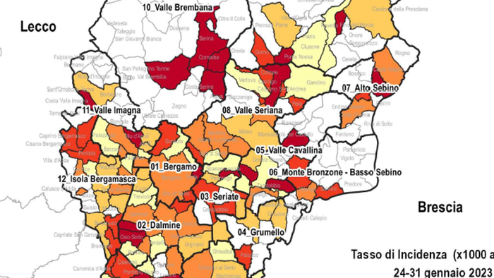 Covid, nella Bergamasca incidenza stabile: il report settimanale dell’Ats