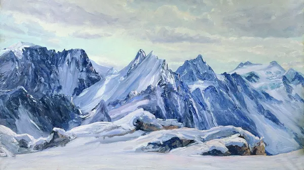 Paolo Punzo, Ortles, 1962, collezione Banca Popolare di Sondrio