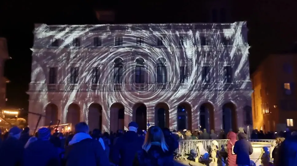 La Festa delle luci in Piazza Vecchia