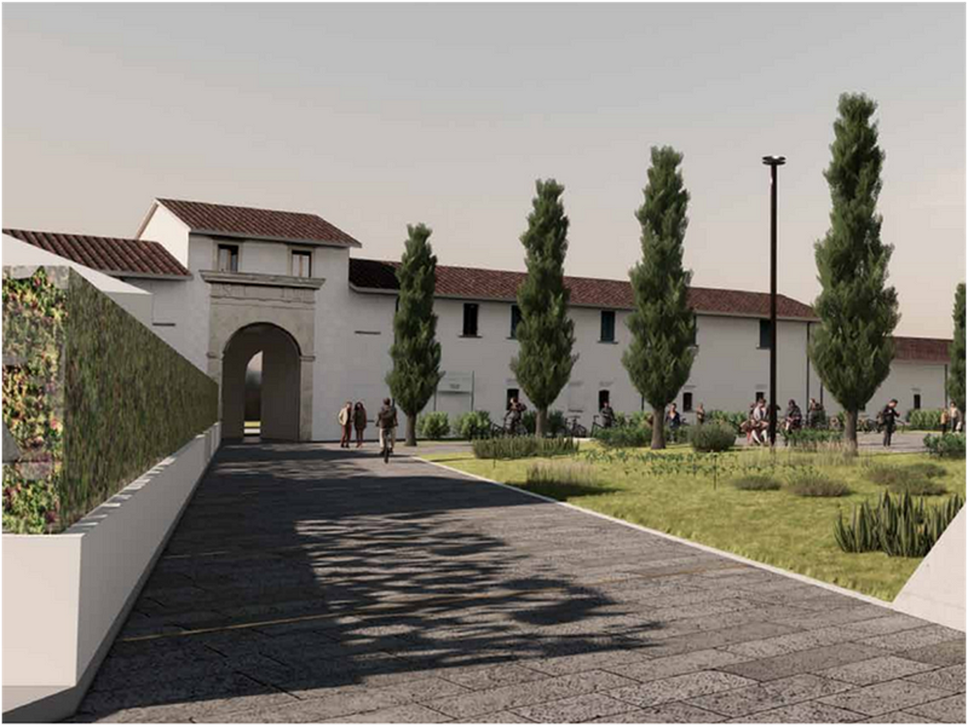 La piazza per il Lazzaretto La piazza per il Lazzaretto