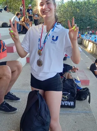 Erica Maccherone, oro nei 100 mt ostacoli