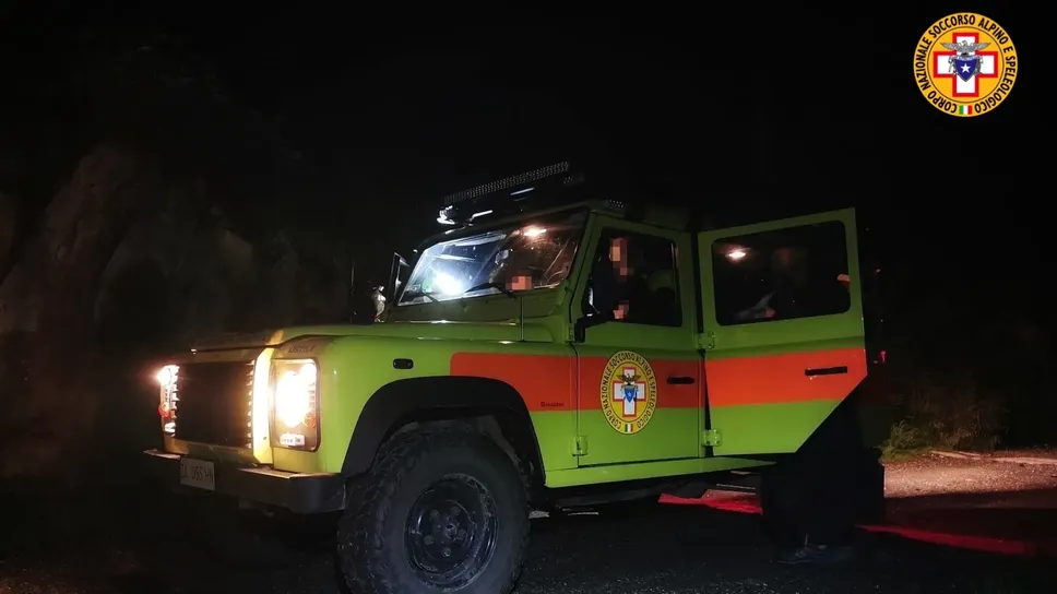 Il Soccorso alpino la notte scorsa a Carona Il Soccorso alpino la notte scorsa a Carona