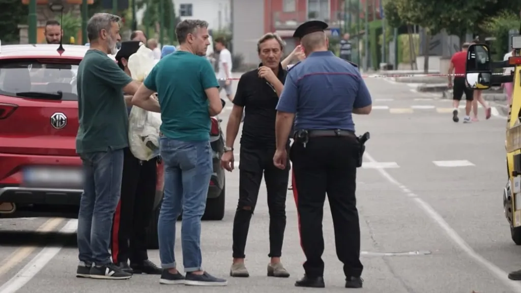 Una fase delle operazioni