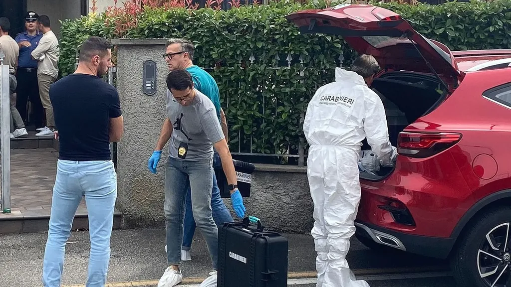 Una fase delle operazioni