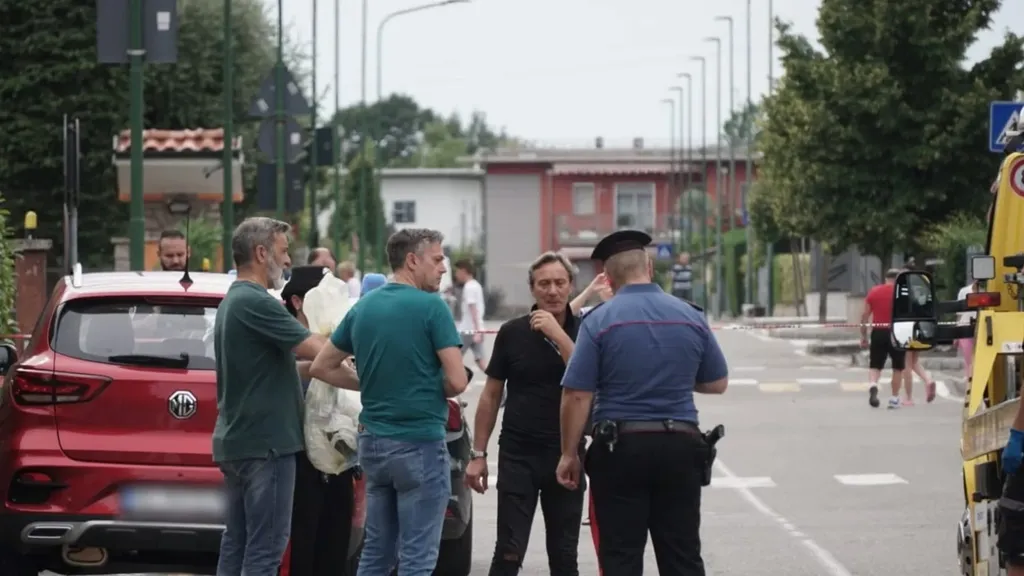 Una fase delle operazioni