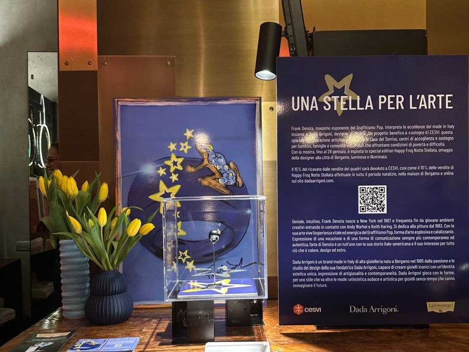 Pop Art solidale nella «rivoluzione  stellata» di Frank Denota