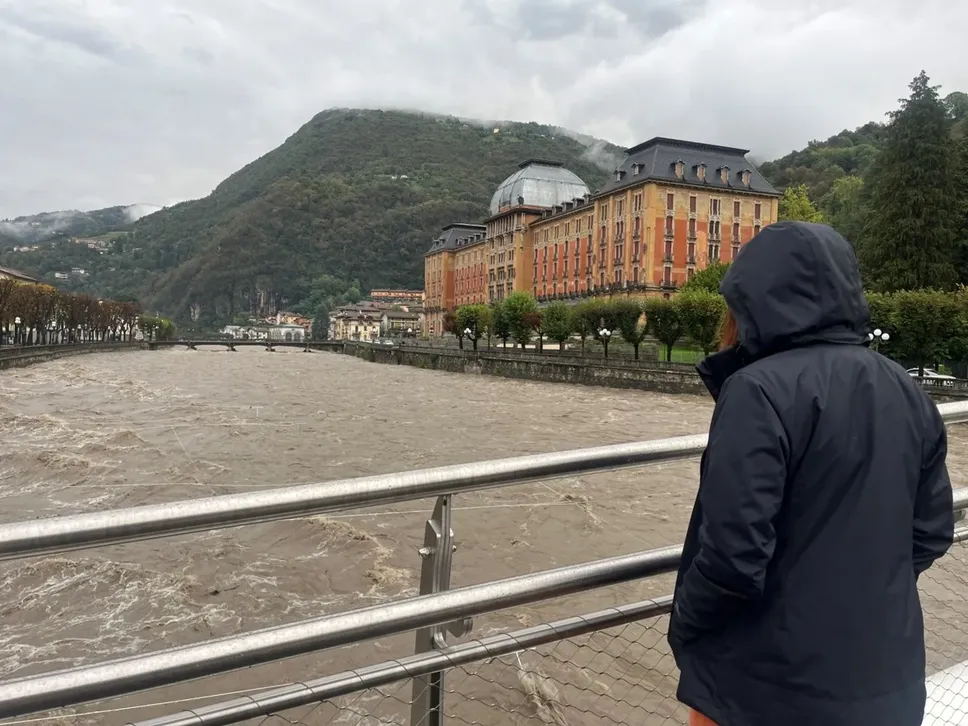 Il Brembo ingrossato a ottobre 2024