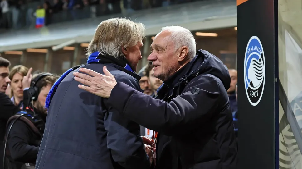 L’abbraccio tra Glenn Stromberg e Antonio Percassi giovedì sera allo stadio L’abbraccio tra Glenn Stromberg e Antonio Percassi giovedì sera allo stadio