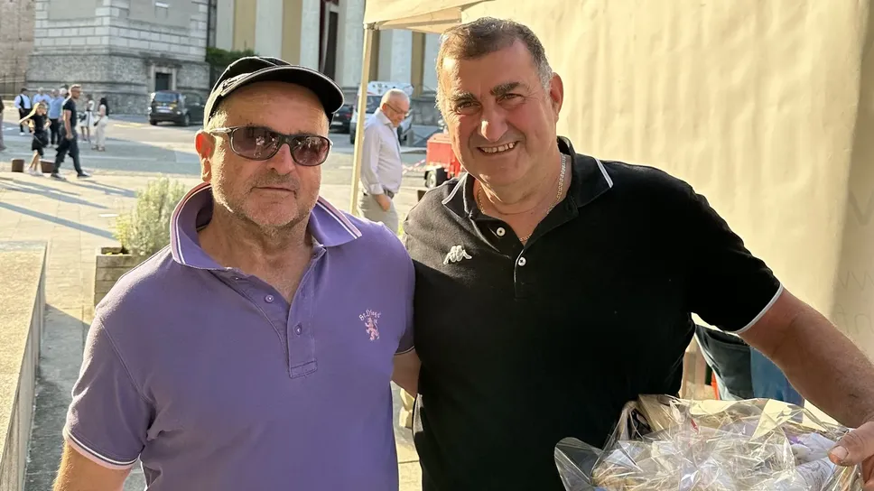 Pietro Gatti (a sinistra) e Angelo Crippa