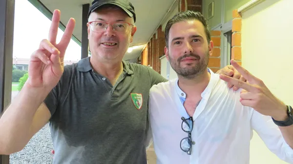 Mister Fracassetti e il ds Locatelli