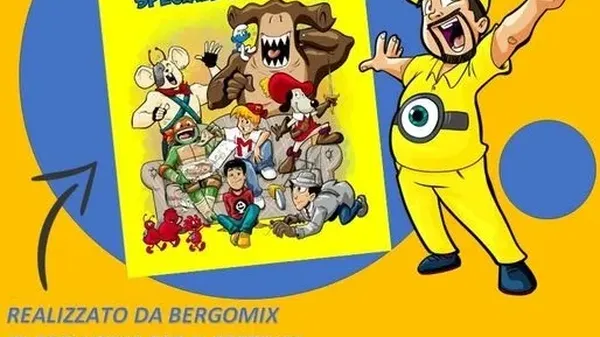 La copertina della fanzine «Bergomix Magazine»