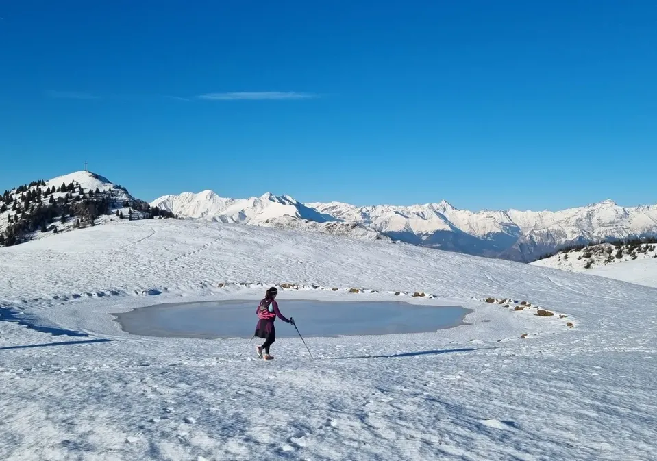 Pozza d’acqua nelle vicinanze del rifugio Parafulmine