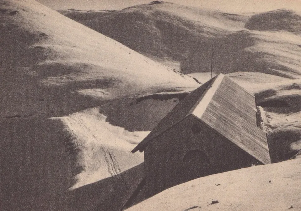 La Capanna Ilaria in una foto d’epoca