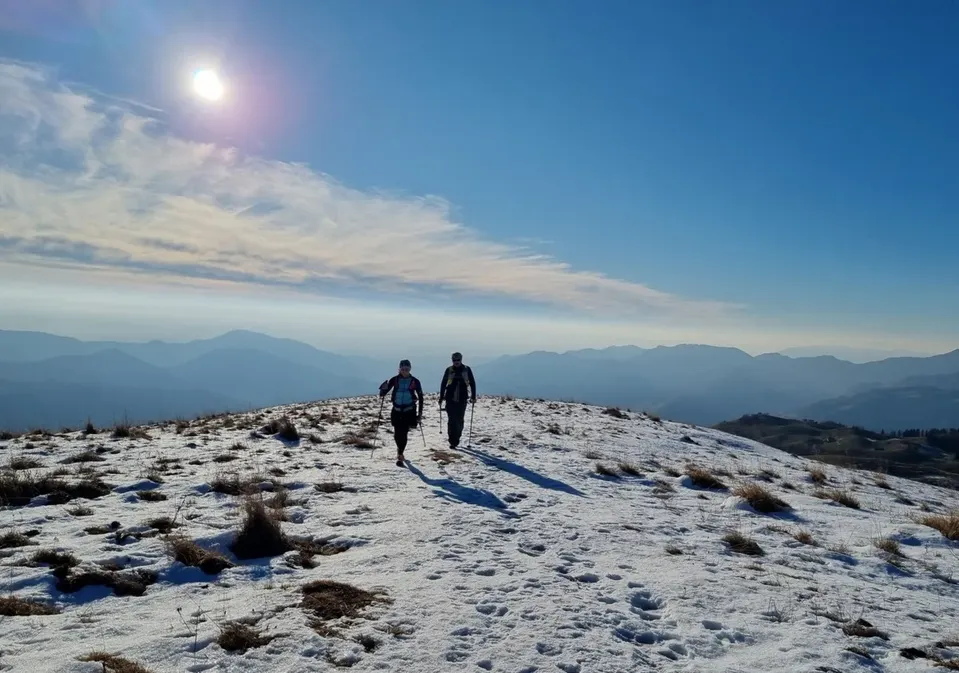 In cima al collinone